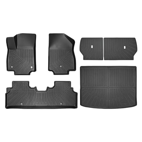 Tapis de coffre pour Kia EV3 2024 2025 en TPE avec protection de dossier arrière 6 pièces