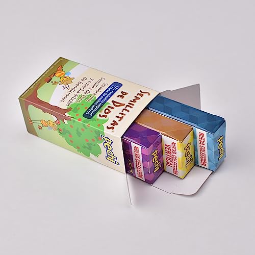 Image of Pechi Semillitas de Dios - (Spanish Mini Bible Verses) 3 Pack of 40 messages each with Bible verses for everyday. (Coleccion 2-3 cajitas)