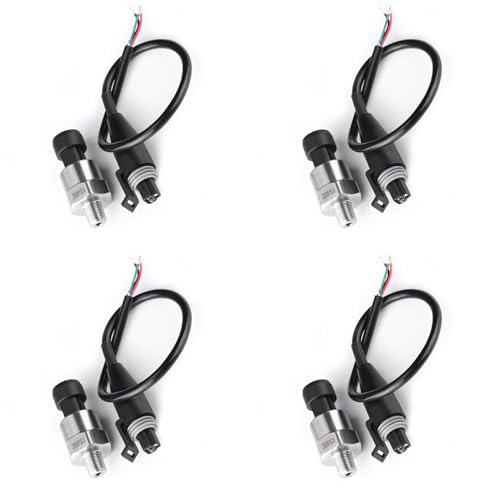 4 Unidades de Transdutor de Pressão de Aço Inoxidável óleo Combustível água Sensor de Ar Proteção co