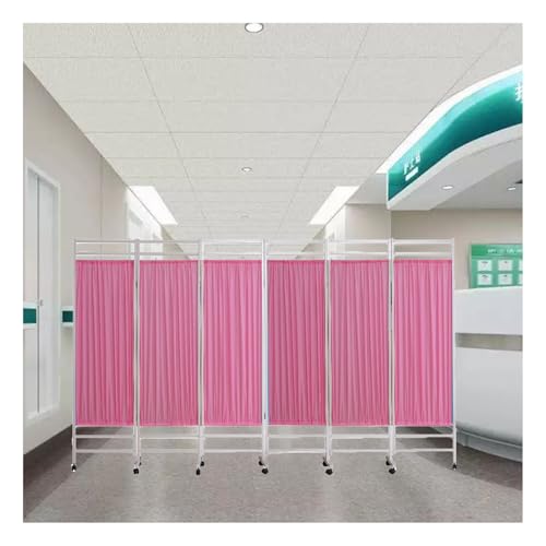 Paravent médical à roulettes pour isoler rapidement les lits de consultation en cabinet - 2