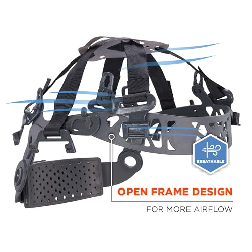 Image of Ergodyne 8964 Full Brim Safety Helmet, Type 2 Class C Hard Hat with Chin Strap, Adjustable Venting, ANSI /ISEA Z89.1-2014