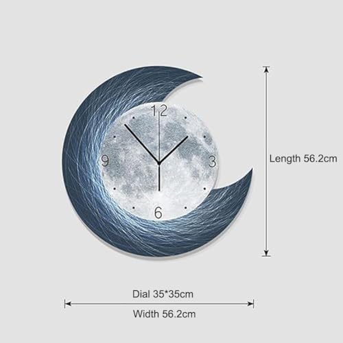 Horloge murale silencieuse LED télécommandée pour une déco moderne - 6