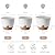 TYMENSH Plant Pots 12/10/9 inch Set of 3, Self Watering Flower Pots Indoor Outdoor, Planters with Drainage Hole Saucer Reservoir, White