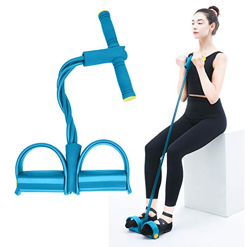 Chesbung bandas de resistencia con asas para el hogar, equipo de fitness, pilates, bandas de resistencia para ejercicios de fitness, flexibles, para brazos, barrigas, piernas