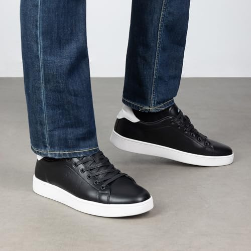 Bruno Marc Bruno Marc Men's Casual Dress Sneaker Business Casual Shoes for Men Comfortable Lightweight Lace Up Fashion Sneakers Tennis Shoes WaveFlex CoreLux,Size 8.5,Black,BMUMFN2519