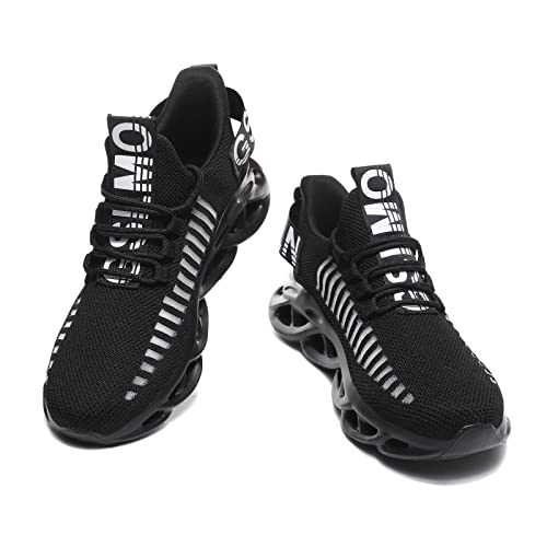 Gslmoln Men Fashion Mesh Ultra Lightweight Sport Gym Shoes Outdoor Slip-On Casual Shoes For Walking Workout Sneaker Black Size 11 #TOP6