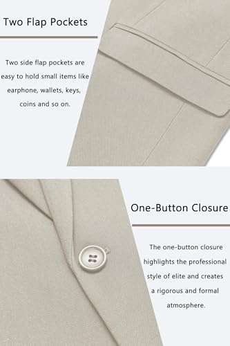 COOFANDY Men's Casual Blazer One Button Sport Coat Slim Fit Lightweight Suit Blazer Jacket COOFANDY Men's Casual Blazer One Button Sport Coat Slim Fit Lightweight Suit Blazer Jacket - Image 5