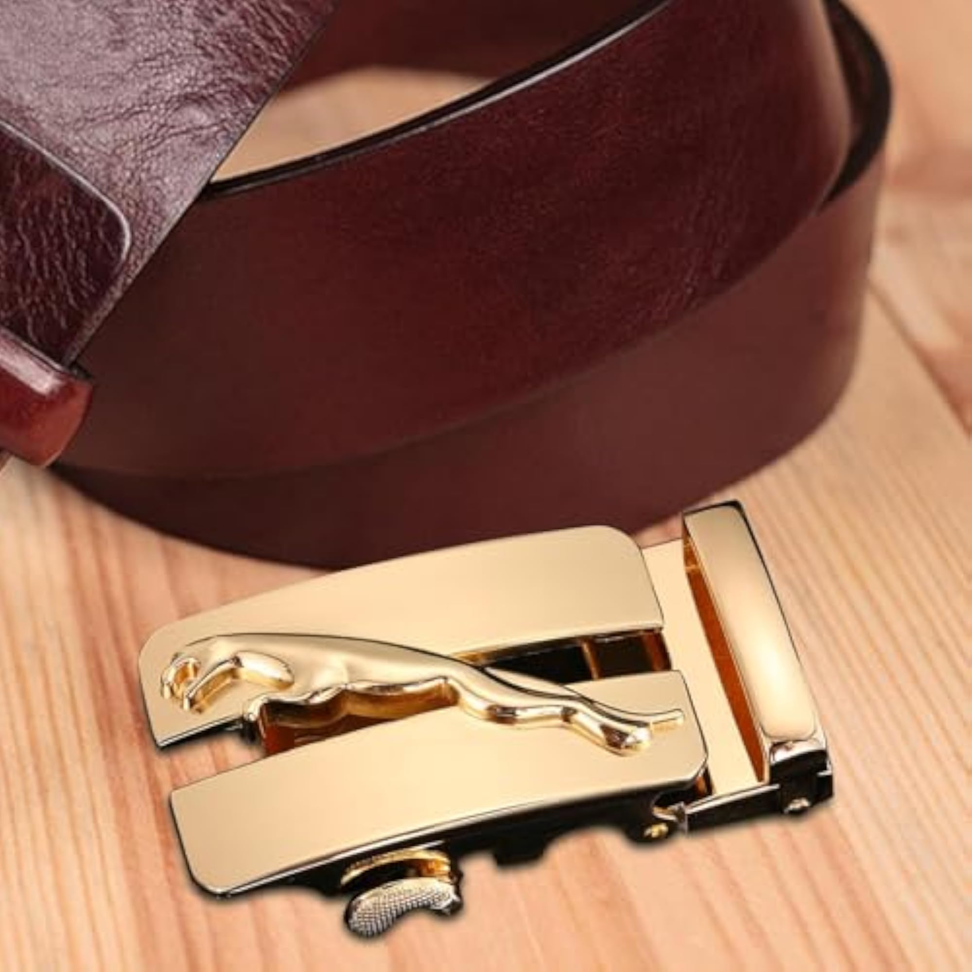 Ratchet Belt Buckle, Click Buckle for Men