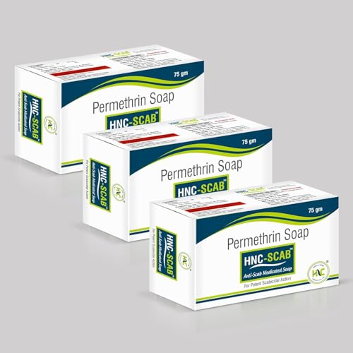 HNC Scab, Good for scabies, For All Skin Type, Pack of 3, 75Gm Each