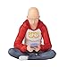 LUNK Saitam Action Figures,Sitting Saitam Anime Figure,Cute Cartoon Anime Figurine Desktop Ornament Collection 10cm