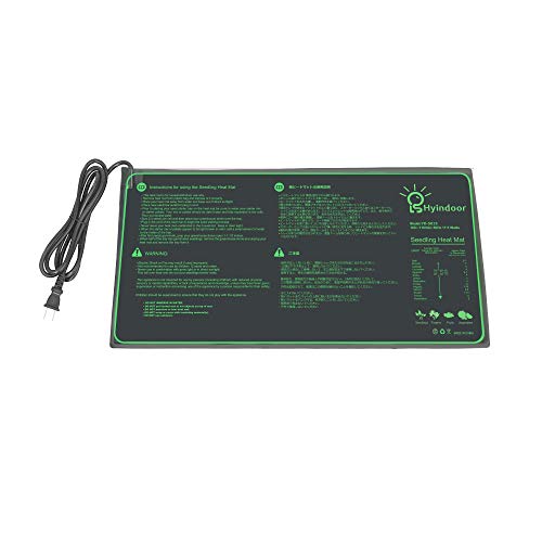 Hyindoor 10"x20.75" ヒートマット 園芸発芽マット 育苗マット 温床関連 育苗器