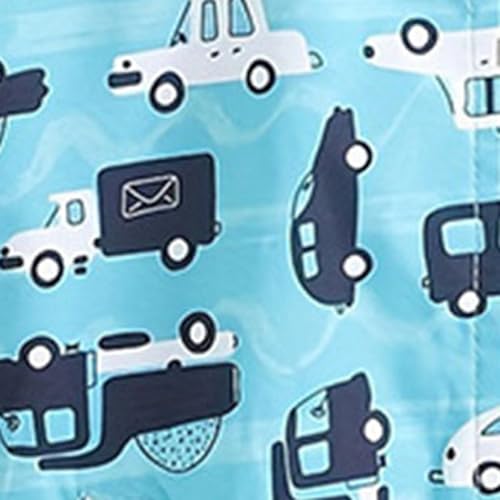 Toddler Boys Girls Cartoon Print Zip Jacket Hooded Trench Lightweight Kids Coats Windbreaker Casual Outerwear 1-8 Years2