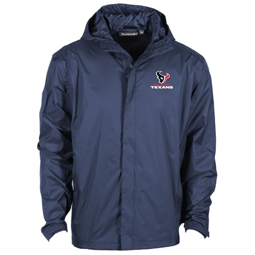 Image of Dunbrooke Men's NFL Tropic Waterproof Packable Full-Zip Hoodie Jacket