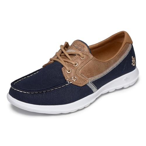 Image of Skechers Women's On-the-go Walk Lite - Coral Boat Shoe