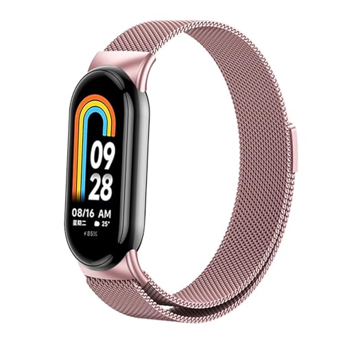 Bracelet Xiaomi Mi Band 8 acier parfait pour le bureau et les sorties