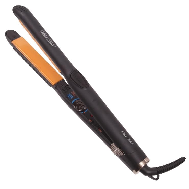 Plancha para cabello Nano Tech cerámica 1 pulg negra miniatura 1