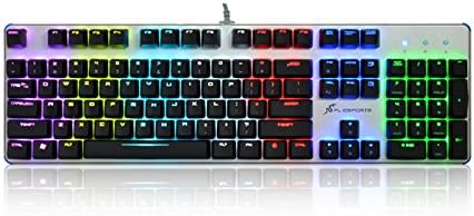 GT104 RGB LED Mechanical Gaming Keyboard—Black Switch（104-Key）