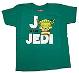 J is for Jedi Cute Yoda Toddler Kids Cotton T-Shirt - Green (3T)