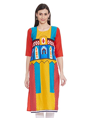 Image of Women's Crepe Regular Kurta