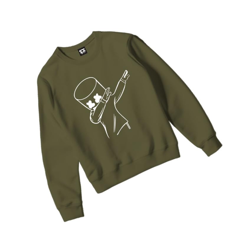 Image of Printed Full Sleeve Round Neck Sweatshirt for Boys & Girls