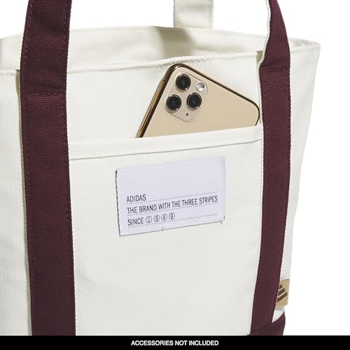 Image of adidas Canvas Court Tote Bag | Roomy Interior, Interior Pockets, Comfortable Straps, Durable Build, Everyday & Court Ready
