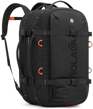 Tolaccea Reiserucksack Handgepäck Rucksack Flugzeug 40-50L mit Laptopfach