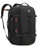 Tolaccea Travel Backpack for Men Women, 40L-50L Carry On Backpack with Wet Dry Compartment, TSA Approved Laptop Daypack Fits 15.6', Convertible Expandable Large Rucksack Duffel Bag for Work Travel