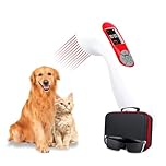 5000mAh Pro Cold Laser Therapy Device for Dog Vet Low Level NIR Red Light Therapy Machine Cat Pain Relief 808/650nm Handheld Infrared Laser LLLT Wand for Wound Healing Pet Muscle Relax Treatment