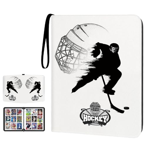 Classeur pour cartes de hockey grand format premium avec organiseur de collection