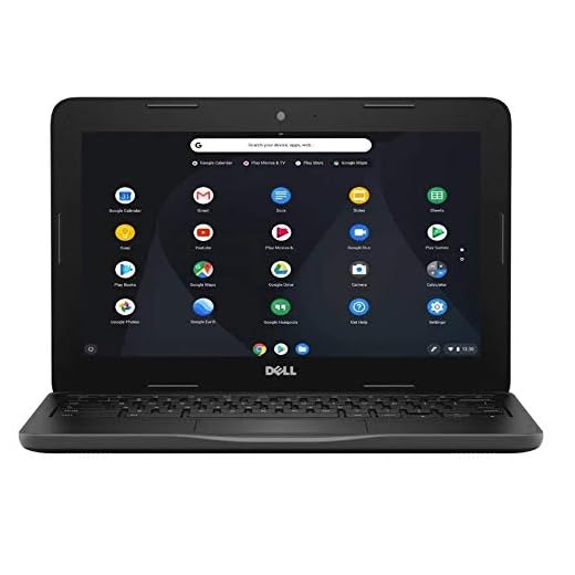 2019 New Dell Inspiron 11 Chromebook, 11.6" HD Non-Touchscreen Display, Intel Celeron Dual Core N3060 Processor, 4GB Ram, 16GB eMMc Flash Memory, WiFi, HDMI, USB3.0, Chrome OS
