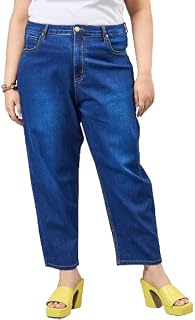 Style Quotient Women Plus Size Black Mom Fit High Rise Stretchable Jeans Price In India