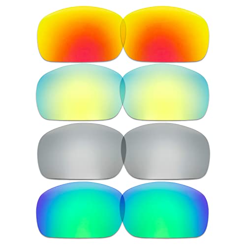 Lentilles Oakley X Squared pour réparer les verres rayés grâce au pack de 4 couleurs neuves