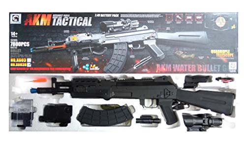 Image of AK 47 Electric Burst Gun Toy for Kids - AK47 Venom Boa with 3 Modes, High Precision Shot Water Bullet Automatic Gun Toy