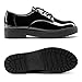 Imagen de DREAM PAIRS Oxford Zapatos de Cordones Mujer Zapatos Planos Mujer Negro