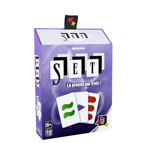 Fino a 20 giocatori Gigamic Gioco di osservazione e velocità-Set, Colore Rosso,Verde, JSET