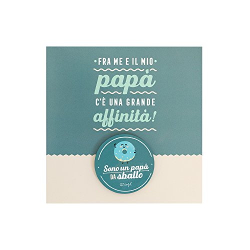 Mr. Wonderful Biglietto e Spilletta-Sono Un papà