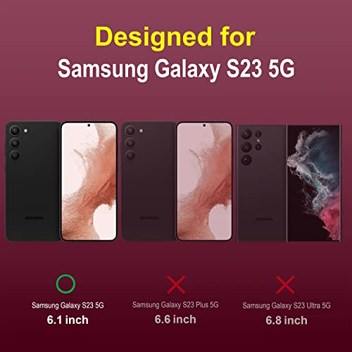 Image of Amazon Brand - Solimo Back Case Cover for Samsung Galaxy S23 5G | Compatible for Samsung Galaxy S23 5G Back Cover | Liquid Silicon Magic Case for Samsung Galaxy S23 5G with Camera Protection | Plum