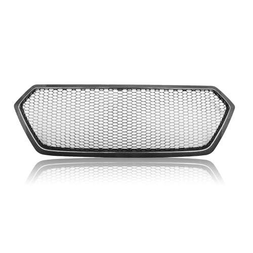 Grille pare-chocs supérieure en maille style carbone pour Subaru Outback 2015