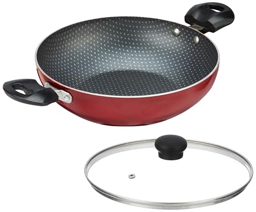 Image of Crystal Polka Series Non Stick Kadai with Induction Base - 240 Mm