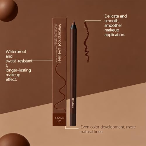 Delineador de Ojos Lápiz Waterproof Brown + Plum-Brown miniatura 3