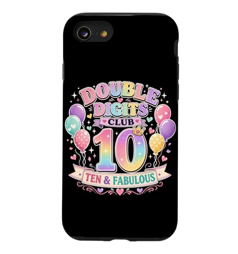 Double Digits Club Ten And Fabulous Graphic �p�X�e�����C���{�[ �X�}�z�P�[�X iPhone SE (2020) / 7 / 8 �p