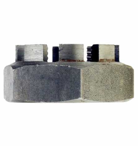 Reidl Kronenmuttern niedrige Form M 16 DIN 979 A2 blank 5 Stück