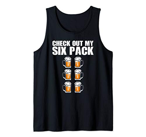 Check Out My 6-Pack Funny Love Beer Abs Tank Top