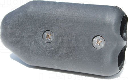 Seachoice Chrome-Plated Zinc 1-1/4 in. L x 11/16 in. W Tiller Rope Clamps 2 pk