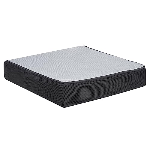 Wakefit Orthopaedic, Memory Foam, Breathable, Cushion Seat Pad for Office, Car, Home, Provides Support & Comfort (18" x 18" x 3") Regular Size, Pack of 1, Black & Grey - Image 5