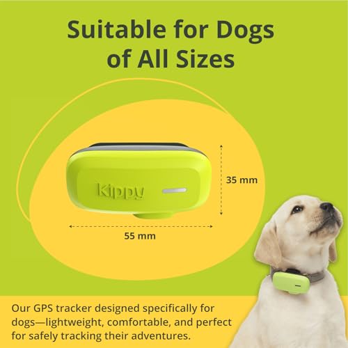 Kippy Dog GPS voor honden - Waterdichte GPS-tracker voor halsband - Gezondheids- en activiteitsmeter met virtuele omheining en meldingen - Groen - Afbeelding 5