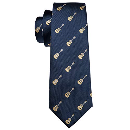 Image of Barry.Wang Fun Animal Ties for Men Designer Handkerchief Cufflink WOVEN Casual Necktie Set Festival