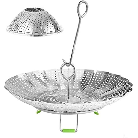 Stainless Steel Steamer Basket KZNXCVI Cover