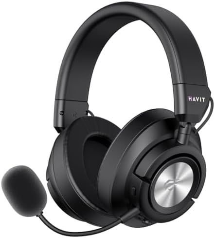 Havit Gamenote Huaxu-X1 Kablosuz 5 Modlu Gaming Oyuncu Kulaklığı - 53mm Sürücü 600mAh (Siyah) - Görsel 1