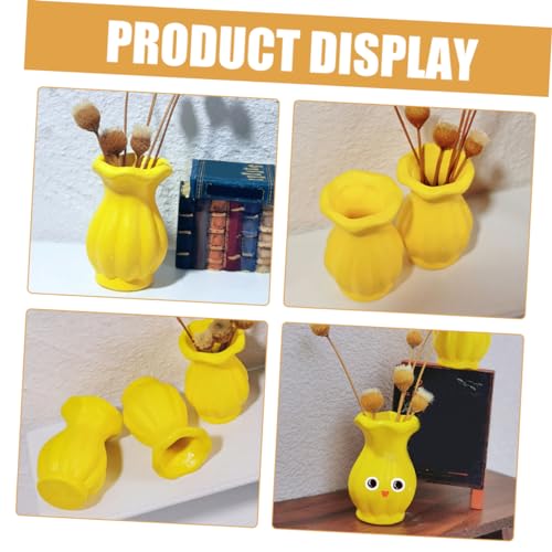 CIMAXIC Mikro Landschaft Blumentopf bastelzeug Craft Mini-Pflanzgefäß aus Keramik Miniatur-Porzellanvase Modelle Mini- -Dekor dekorative gefälschte Vase Puppenhaus Baby – Bild 3